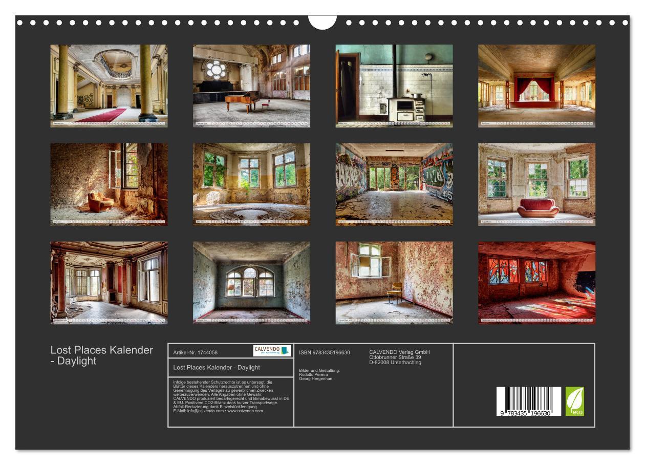 Bild: 9783435196630 | Lost Places Kalender - Daylight (Wandkalender 2025 DIN A3 quer),...