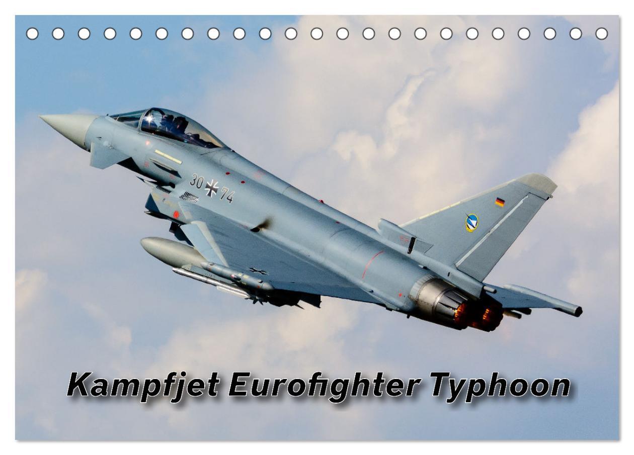 Cover: 9783435178315 | Kampfjet Eurofighter Typhoon (Tischkalender 2025 DIN A5 quer),...