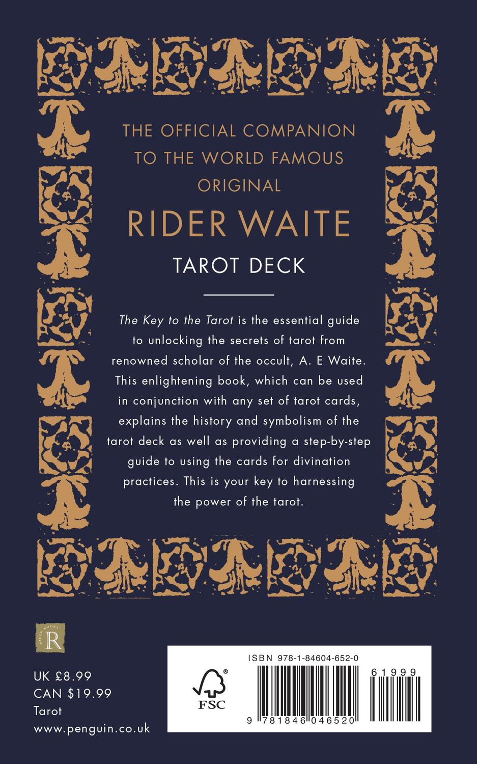 Rückseite: 9781846046520 | The Key To The Tarot | A. E. Waite | Buch | Englisch | 2020