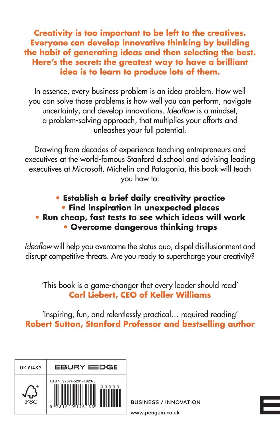 Rückseite: 9781529146233 | Ideaflow | Why Creative Businesses Win | Jeremy Utley (u. a.) | Buch