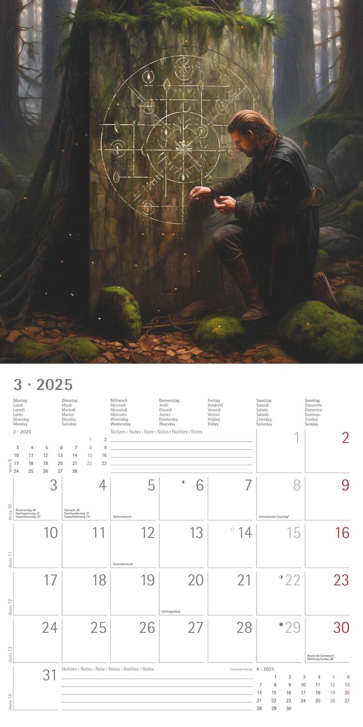 Bild: 4251732344337 | Medieval Fantasy 2025 - Broschürenkalender 30x30 cm (30x60...