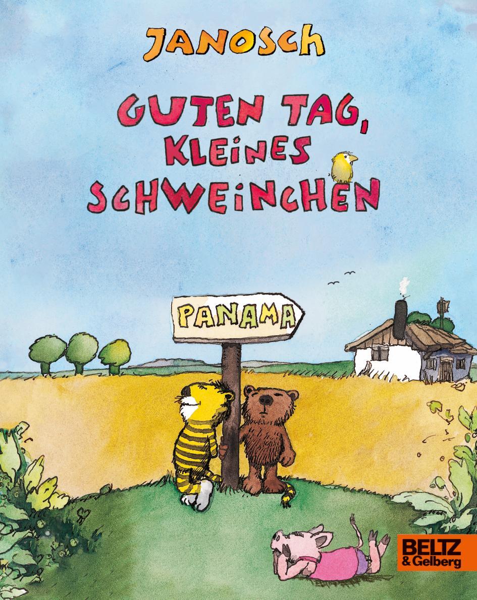 Cover: 9783407756718 | Guten Tag, kleines Schweinchen | Vierfarbiges Pappbilderbuch | Janosch