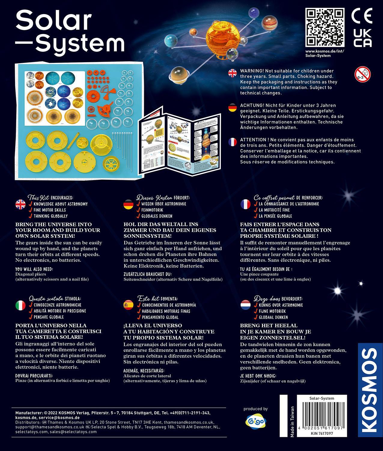 Rückseite: 4002051617097 | Orbiting Solar System 12L | Experimentierkasten | Spiel | Brettspiel