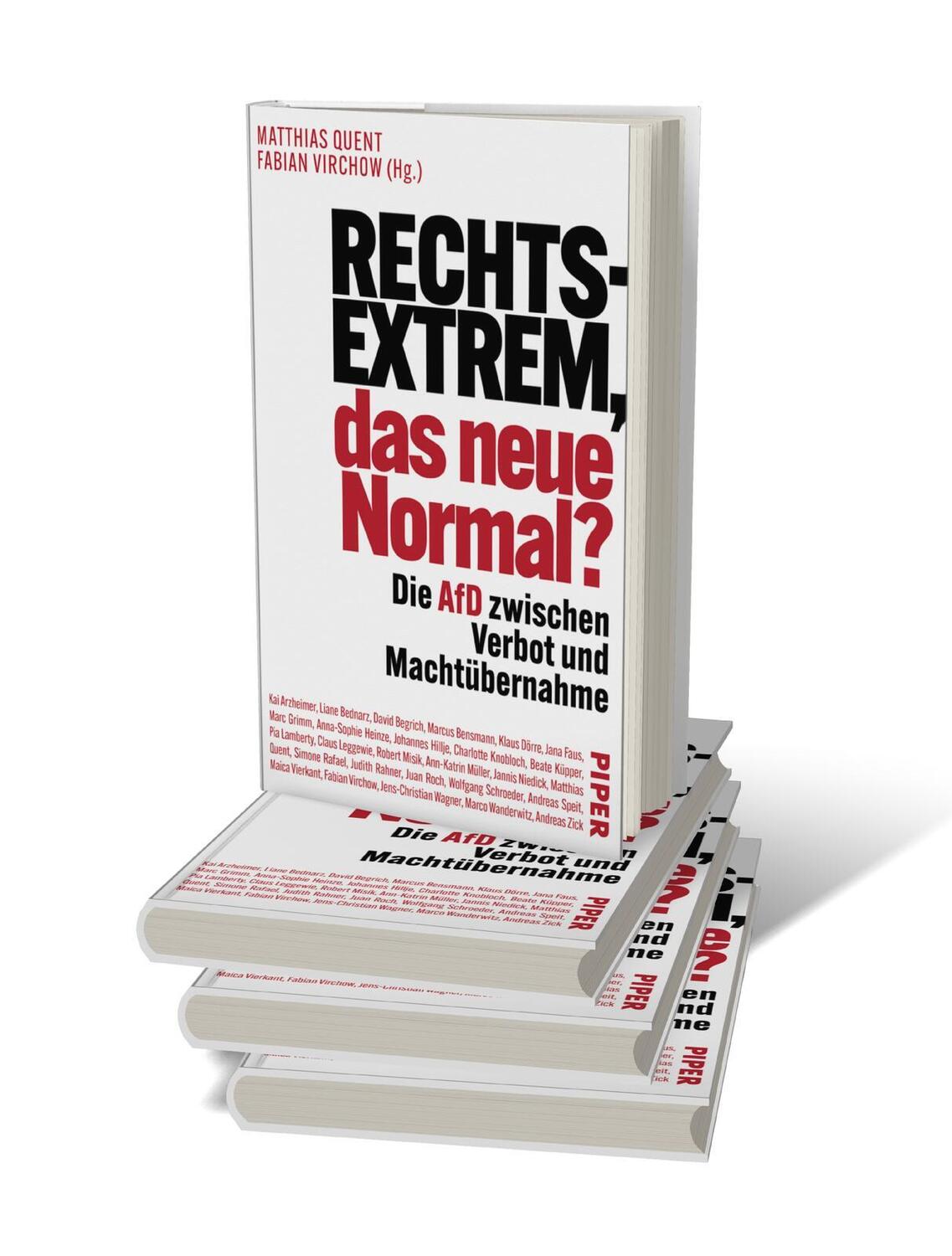 Bild: 9783492073172 | Rechtsextrem, das neue Normal? | Matthias Quent (u. a.) | Buch | 2024
