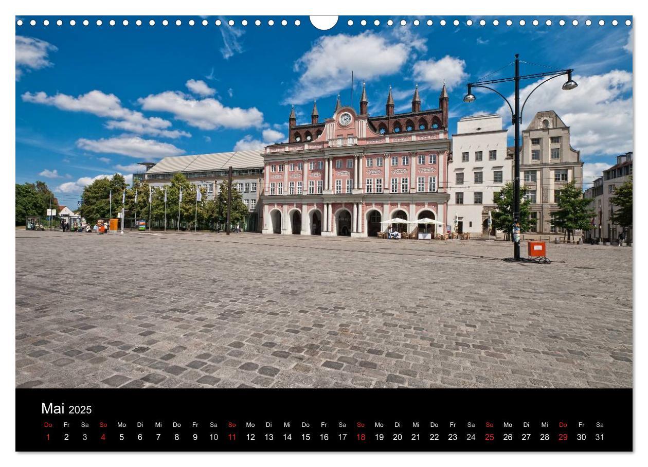 Bild: 9783435833320 | Rostock (Wandkalender 2025 DIN A3 quer), CALVENDO Monatskalender