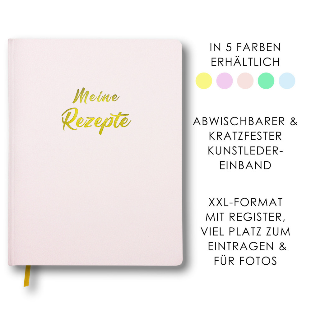 Cover: 9783517303055 | Meine Rezepte rosa | Buch | 80 S. | Deutsch | 2020 | YUNA