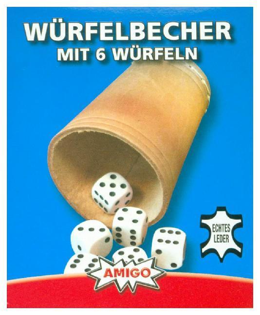 Cover: 4007396870527 | Würfelbecher (8.4 cm) mit 6 Würfeln (Spiel) | Spiel | 2018 | Amigo