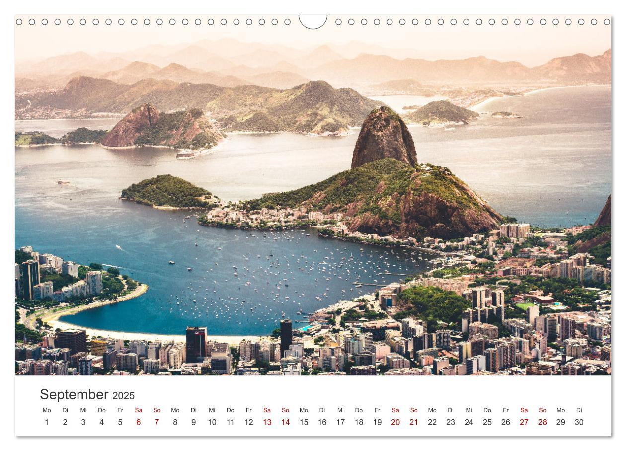 Bild: 9783383987694 | Rio de Janeiro - Am Fuße des Corcovados. (Wandkalender 2025 DIN A3...