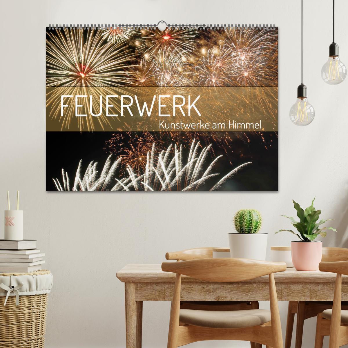 Bild: 9783435062522 | Feuerwerk - Kunstwerke am Himmel (Wandkalender 2025 DIN A2 quer),...