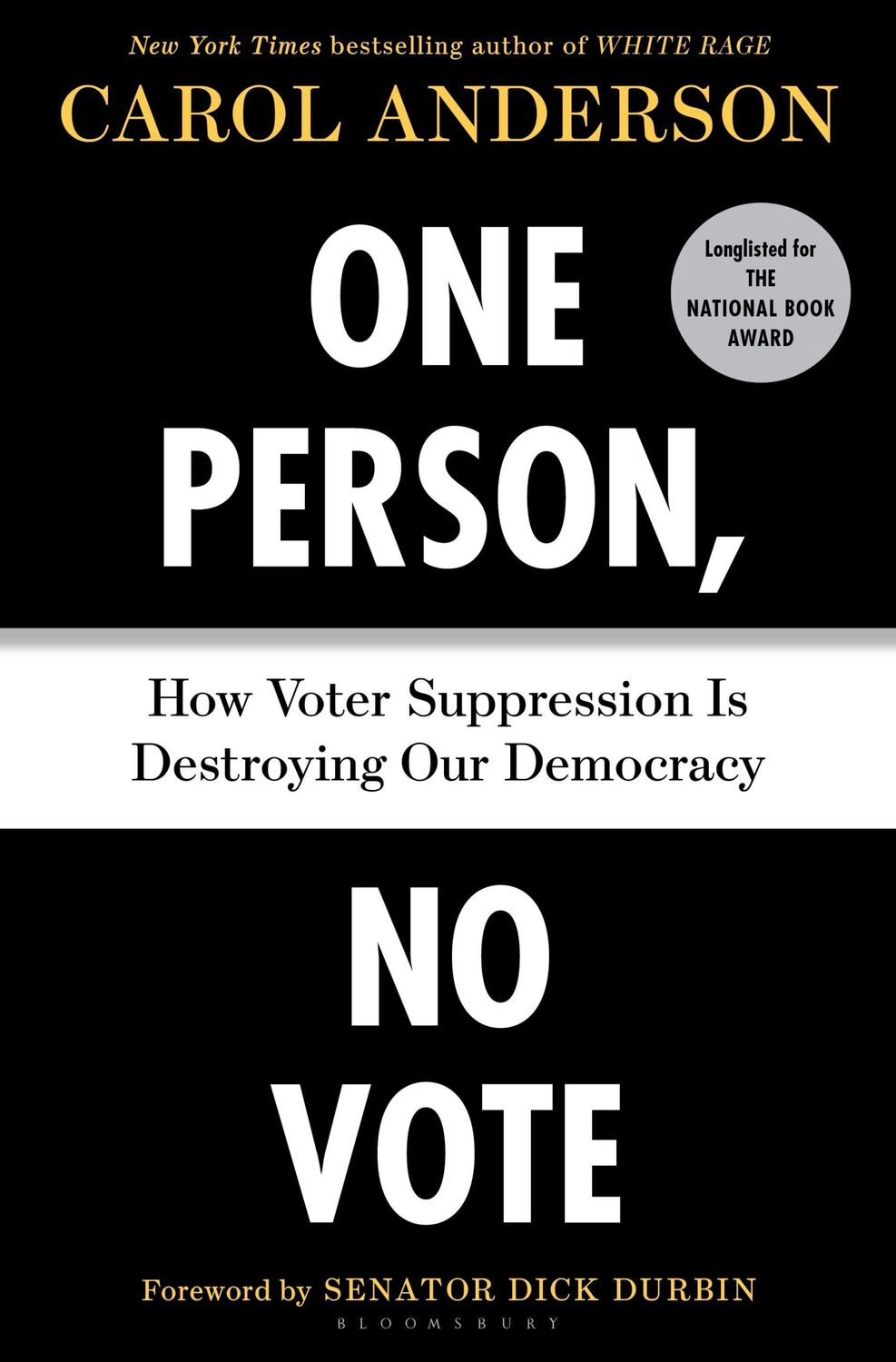 Cover: 9781635571370 | One Person, No Vote | Carol Anderson | Buch | Englisch | 2018