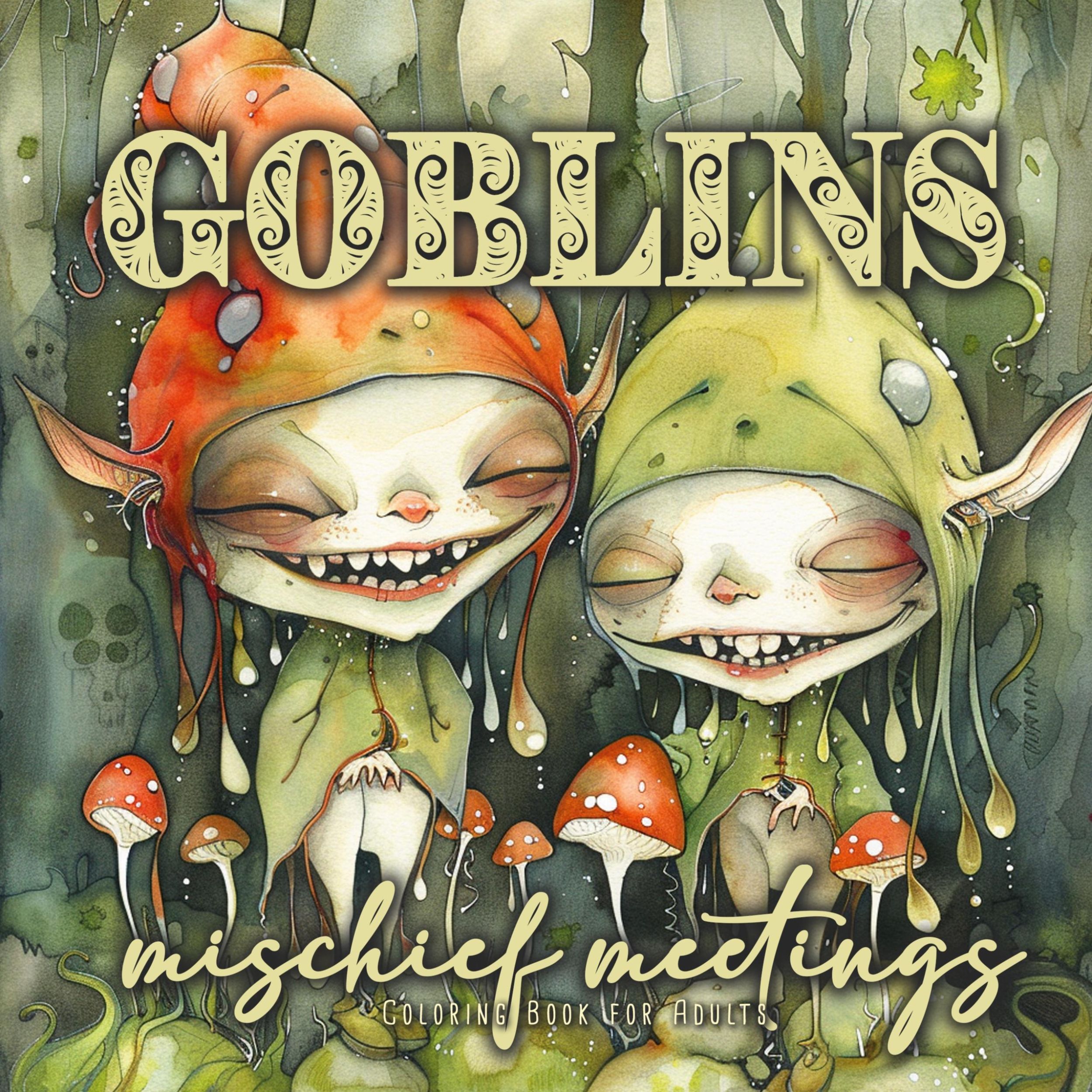 Cover: 9783758499401 | Goblins mischief meetings Coloring Book for Adults | Publishing | Buch