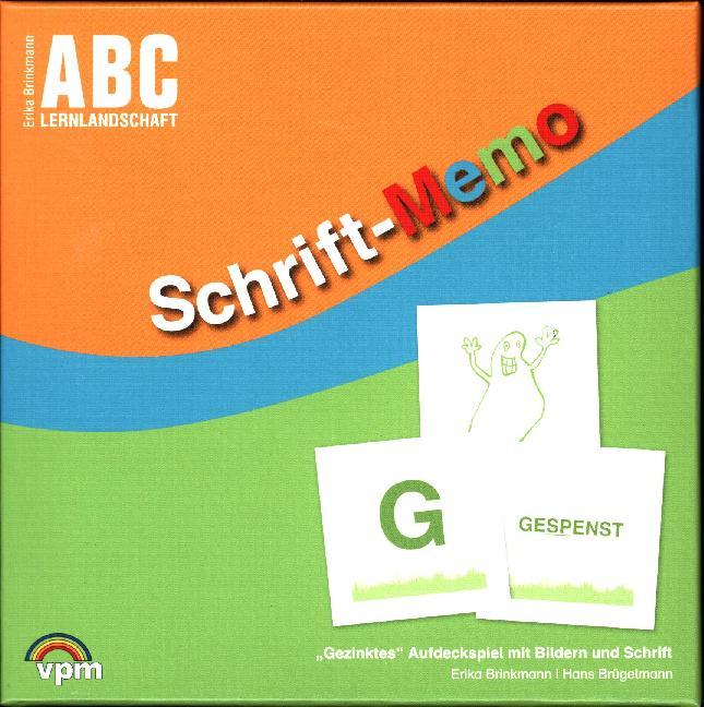 Cover: 9783120101192 | Schrift-Memo. Ein Aufdeckspiel mit Bild und Schrift | Brinkmann | 2008