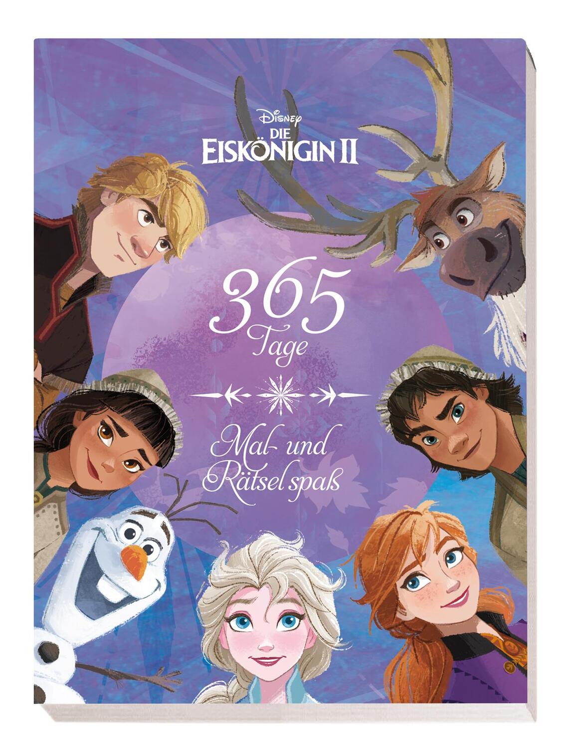 Cover: 9783833240454 | Disney Die Eiskönigin 2: 365 Tage Mal- und Rätselspaß | Taschenbuch