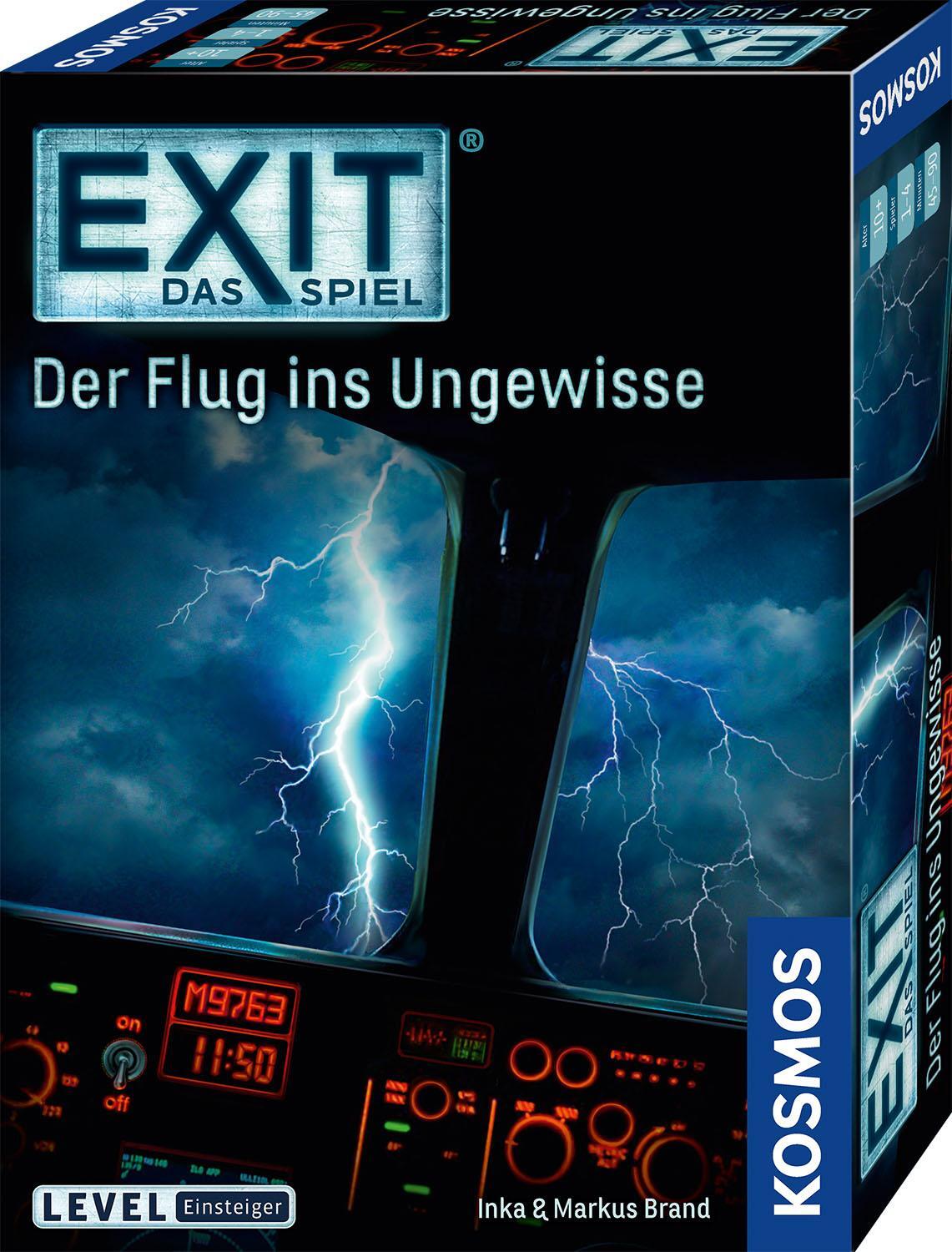 Cover: 4002051691769 | EXIT - Der Flug ins Ungewisse | 1 - 4 Spieler | Spiel | Deutsch | 2019