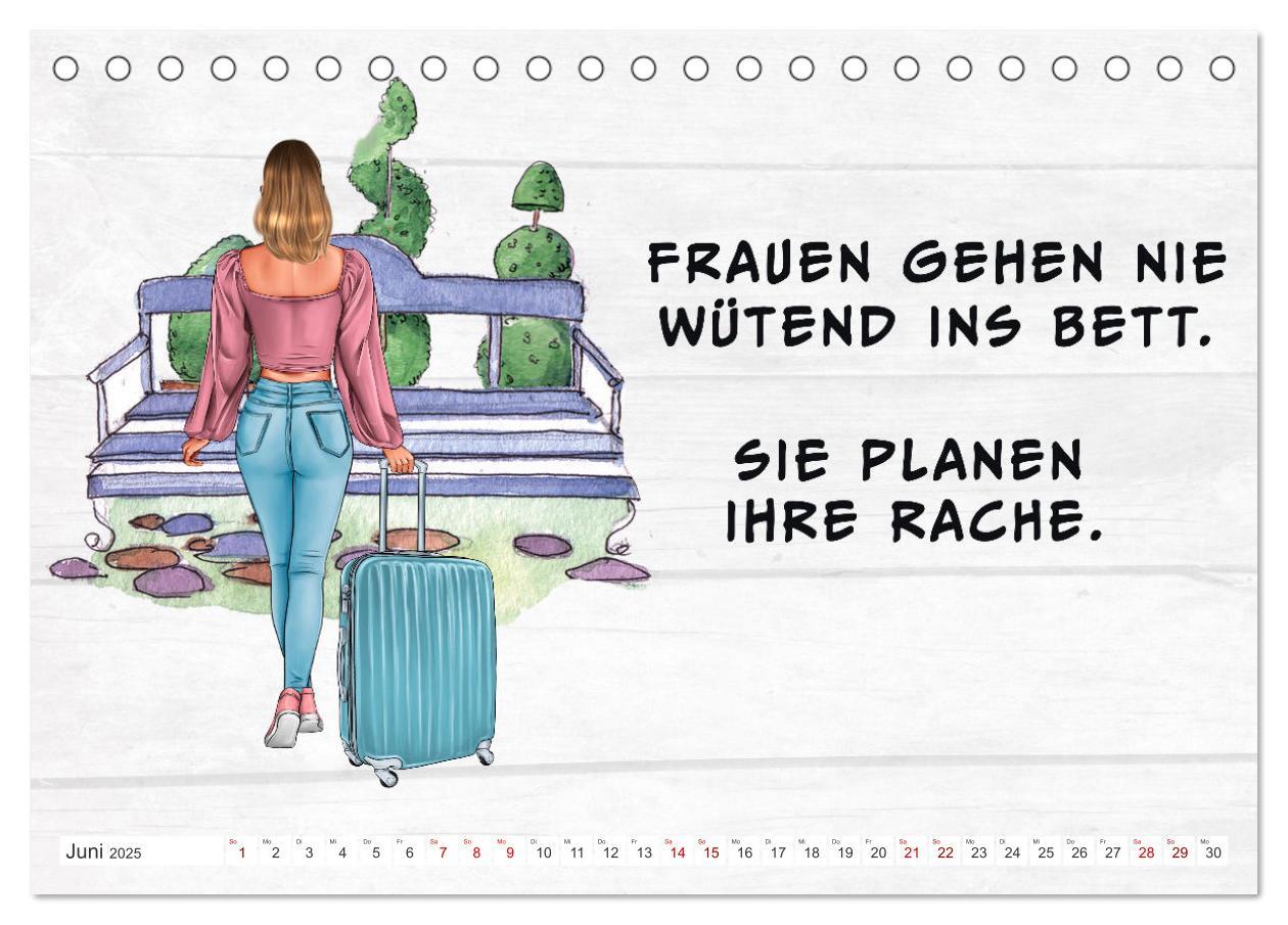 Bild: 9783383881794 | Frech aber ehrlich (Tischkalender 2025 DIN A5 quer), CALVENDO...