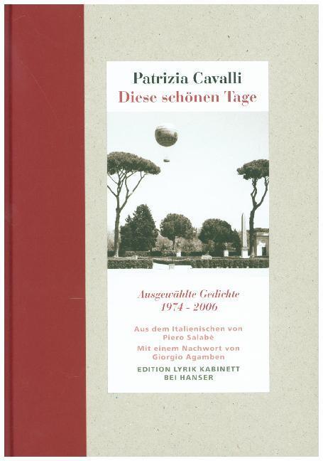Cover: 9783446264731 | Diese schönen Tage | Patrizia Cavalli | Buch | 156 S. | Deutsch | 2009