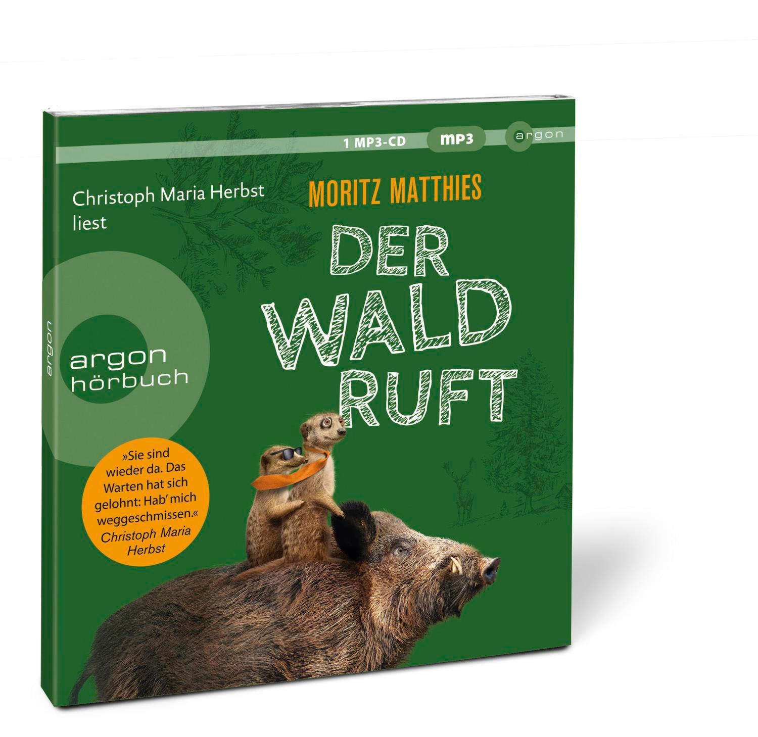 Bild: 9783839897300 | Der Wald ruft | Moritz Matthies | MP3 | Erdmännchen-Krimi | 1 Audio-CD