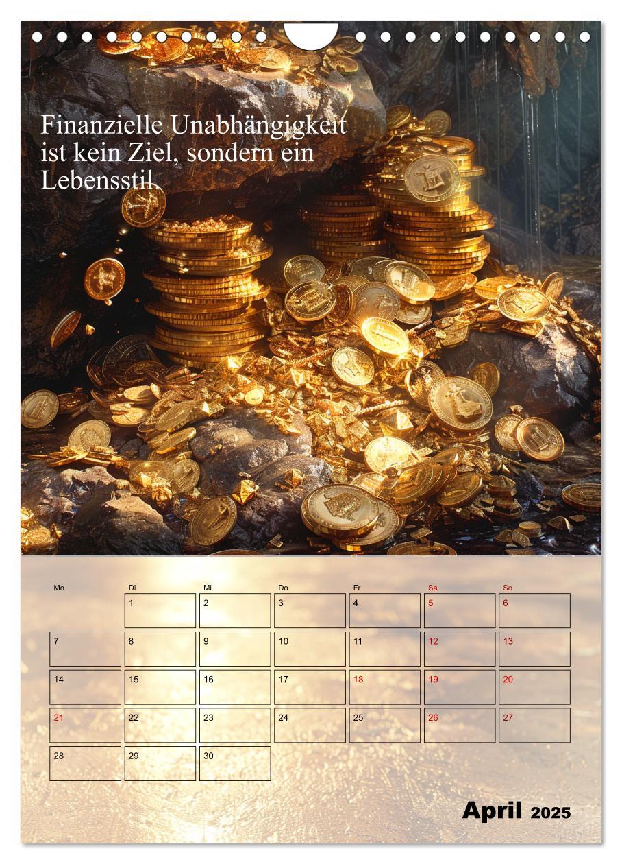 Bild: 9783435820276 | Der Geld-Anlock-Kalender (Wandkalender 2025 DIN A4 hoch), CALVENDO...