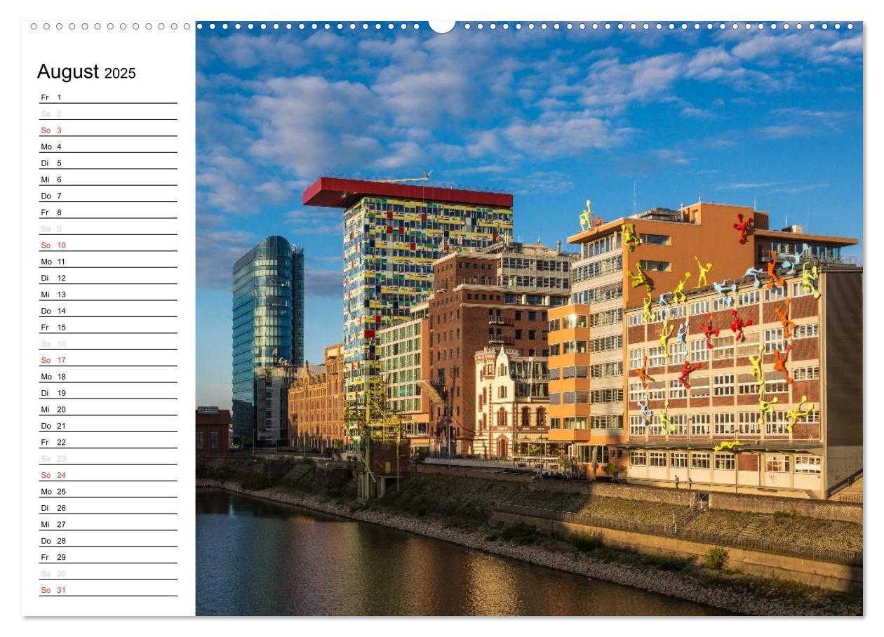 Bild: 9783435535125 | Düsseldorf - Impressionen (Wandkalender 2025 DIN A2 quer), CALVENDO...