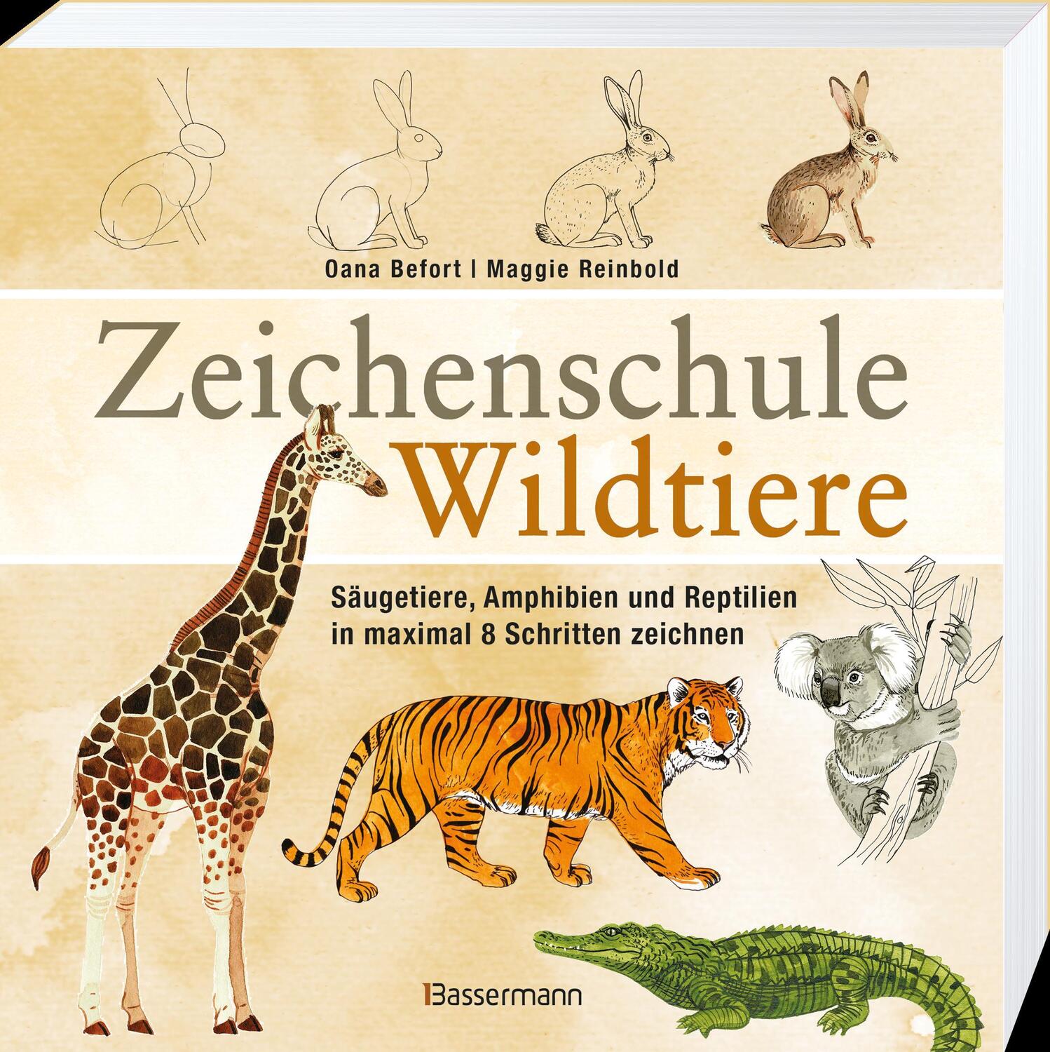 Bild: 9783809439837 | Zeichenschule Wildtiere | Oana Befort (u. a.) | Taschenbuch | 144 S.