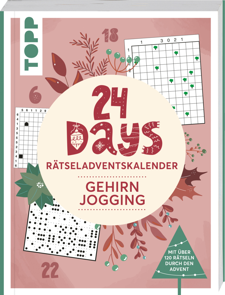 Cover: 9783772468667 | 24 DAYS RÄTSELADVENTSKALENDER - Gehirnjogging | Taschenbuch | 160 S.