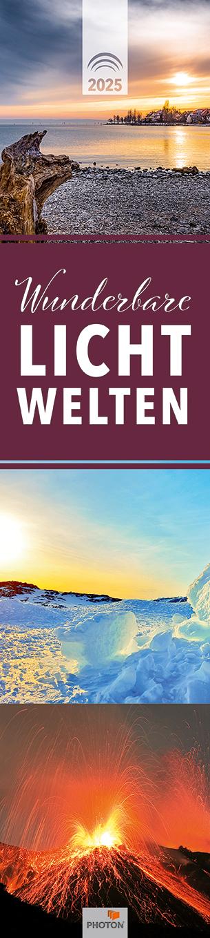 Cover: 9783911156080 | LICHTWELTEN Streifenkalender 2025 | Photon Verlag | Kalender | 14 S.