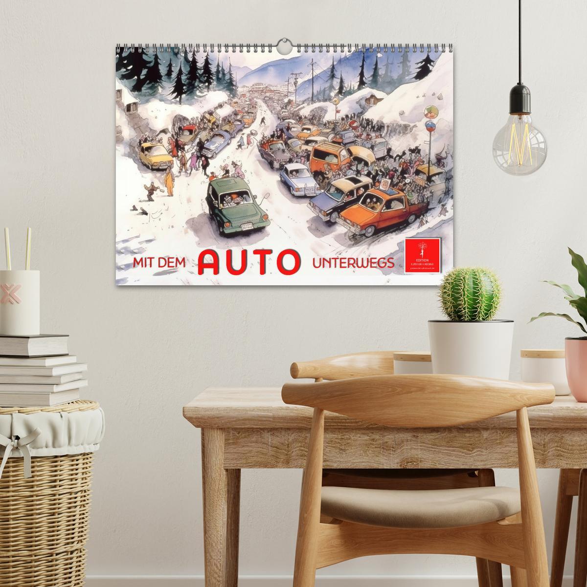 Bild: 9783383894374 | Mit dem Auto unterwegs (Wandkalender 2025 DIN A3 quer), CALVENDO...