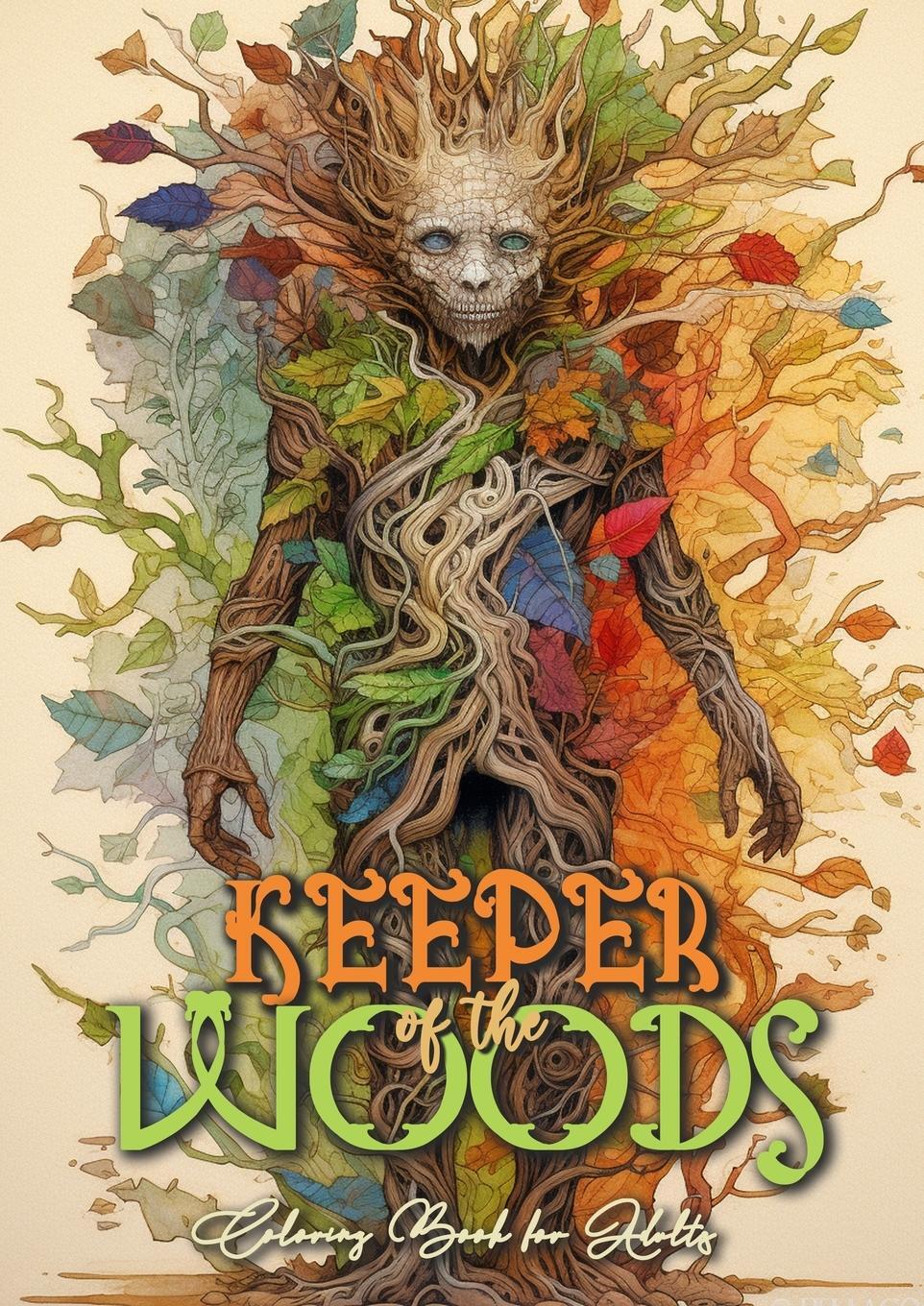 Cover: 9783758406645 | Keeper of the Woods Coloring Book for Adults | Monsoon Publishing