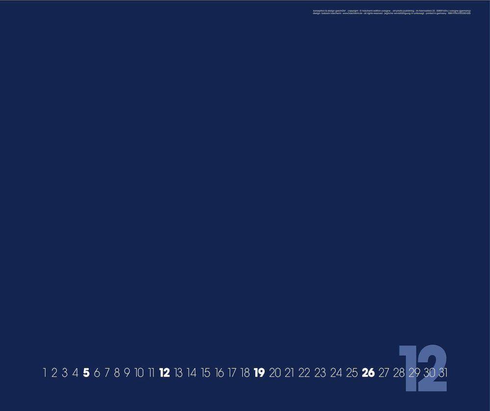 Bild: 9783931282035 | Blue  Blau 2025  Blanko Gross XL Format | Baback Haschemi | Kalender