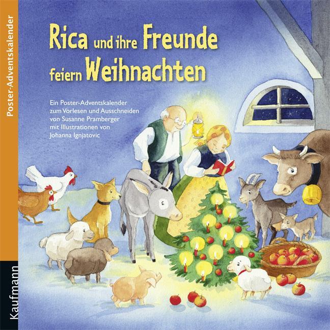Cover: 9783780609281 | Rica und ihre Freunde feiern Weihnachten | Poster-Adventskalender