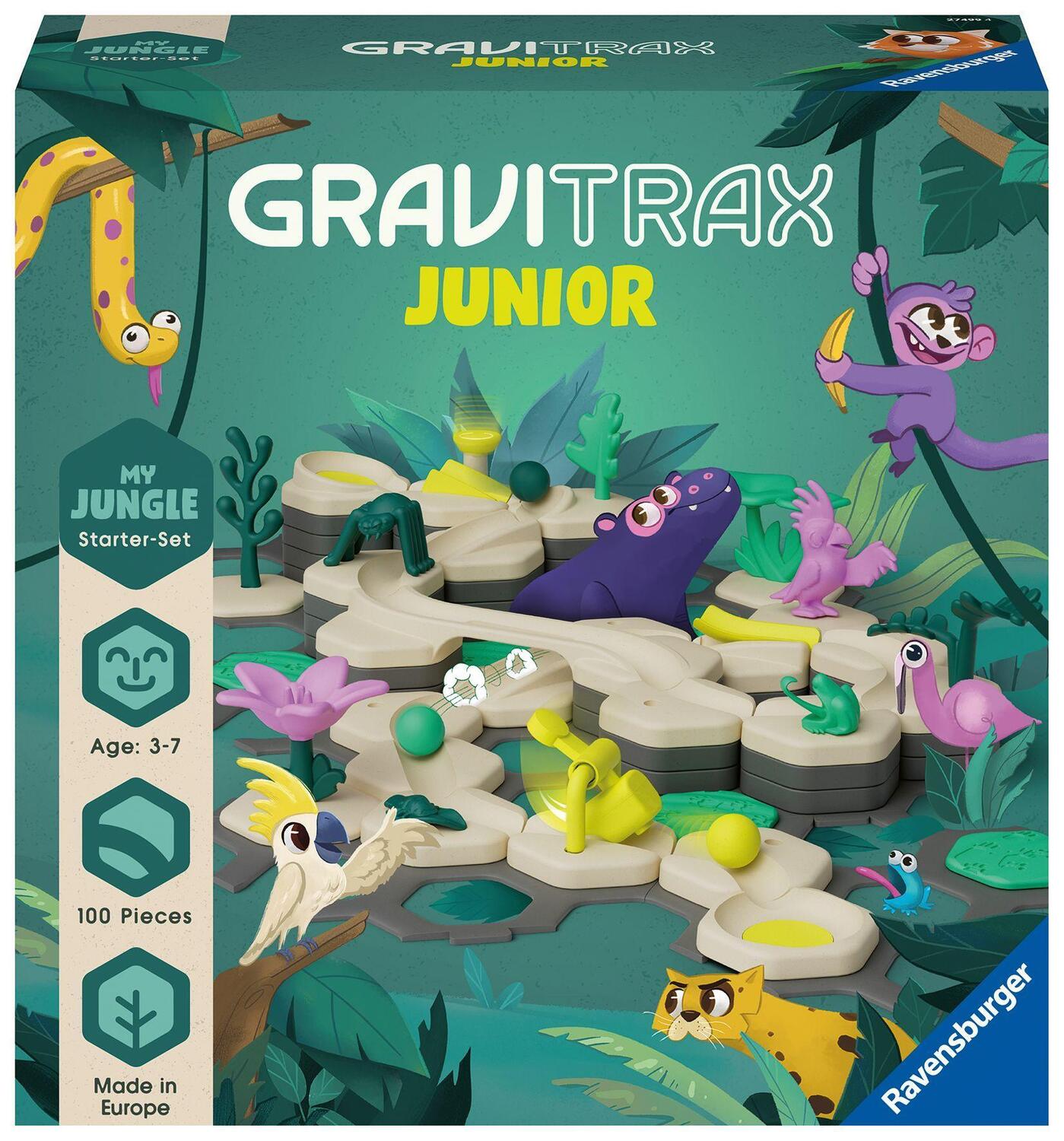 Cover: 4005556274994 | Ravensburger GraviTrax Junior Starter-Set L Jungle -Erweiterbare...