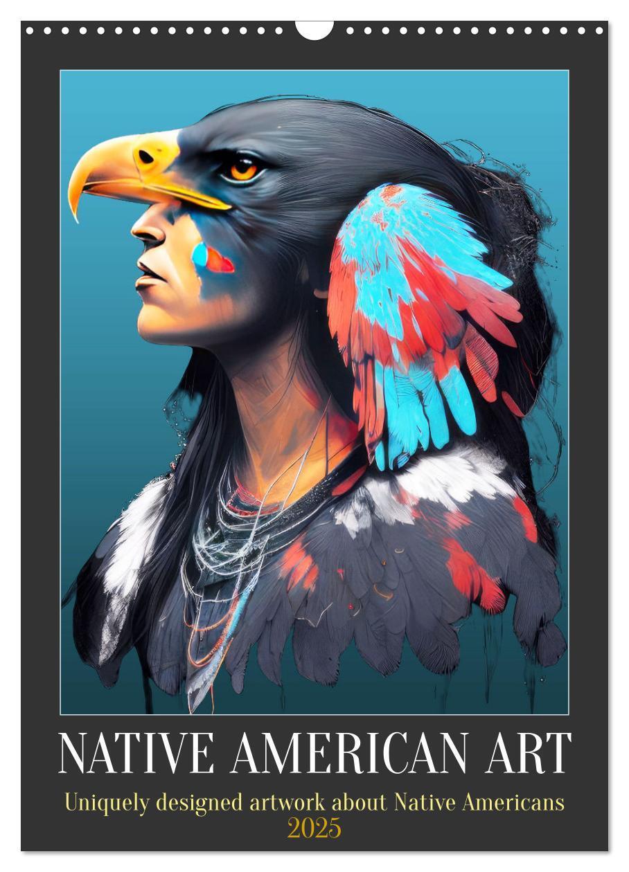 Cover: 9781325980147 | Native American Art (Wall Calendar 2025 DIN A3 portrait), CALVENDO...