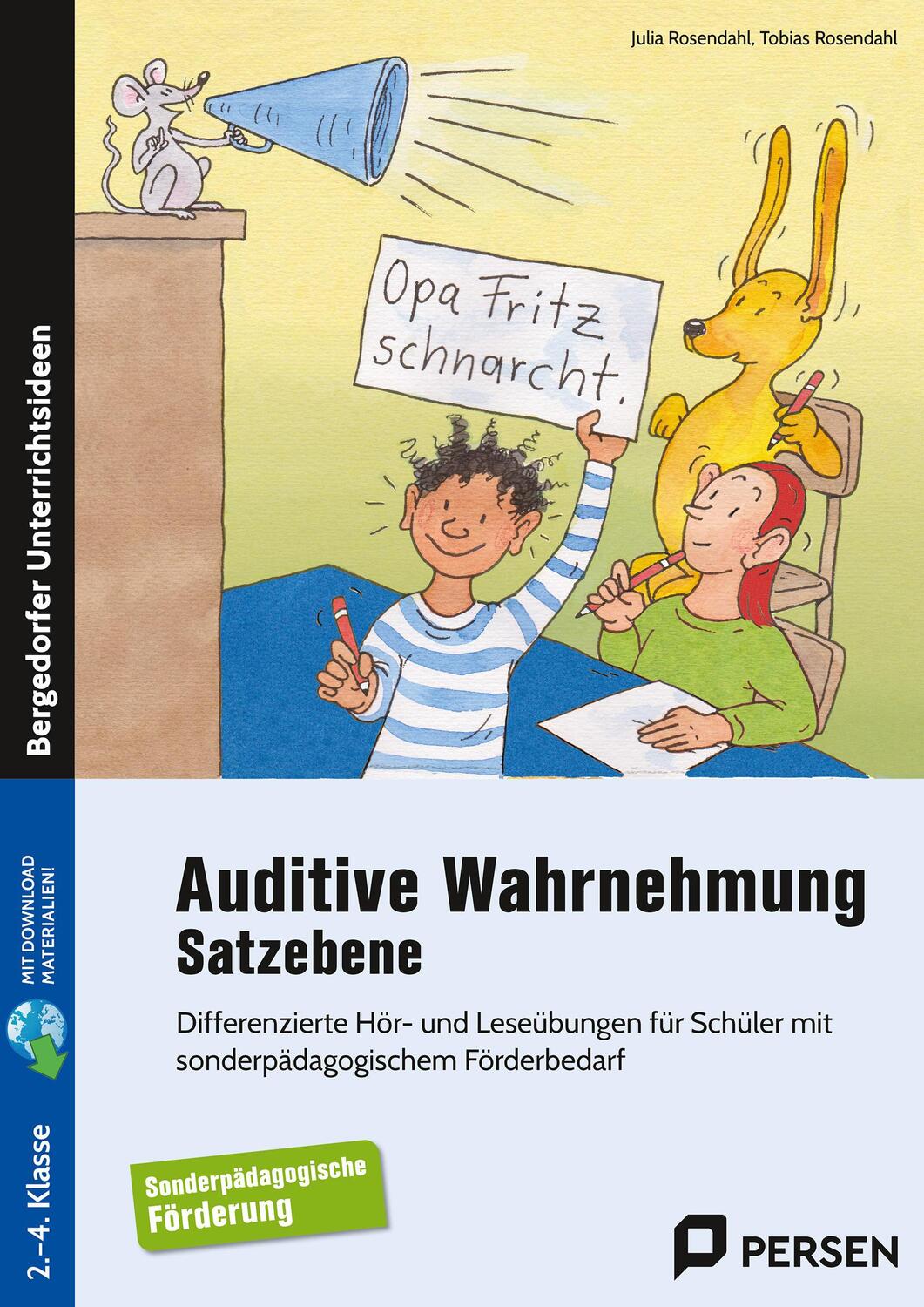 Cover: 9783403203216 | Auditive Wahrnehmung - Satzebene | Julia Rosendahl (u. a.) | Buch