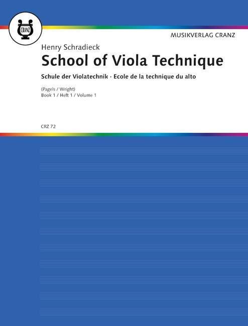 Cover: 9783920201009 | School of Viola Technique 1 | Heinrich Schradieck | Buch | Deutsch