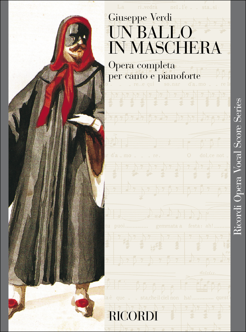 Cover: 9790040481808 | Un ballo in maschera | Vocal Score | Giuseppe Verdi | Klavierauszug