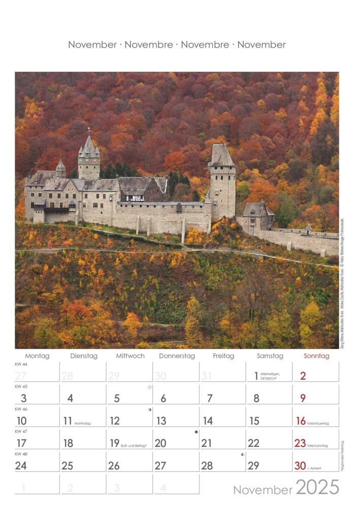 Bild: 4251732343354 | Alpha Edition - Nordrhein-Westfalen 2025 Bildkalender, 23,7x34cm,...