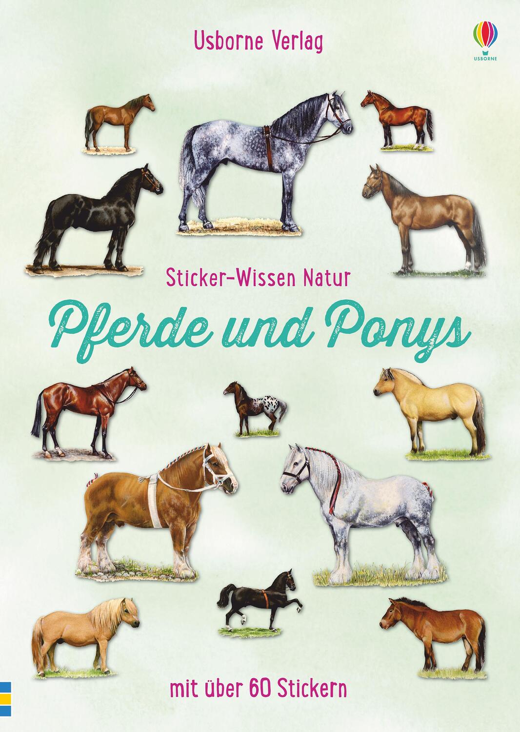 Cover: 9781782325819 | Sticker-Wissen Natur: Pferde und Ponys | Joanna Spector | Taschenbuch