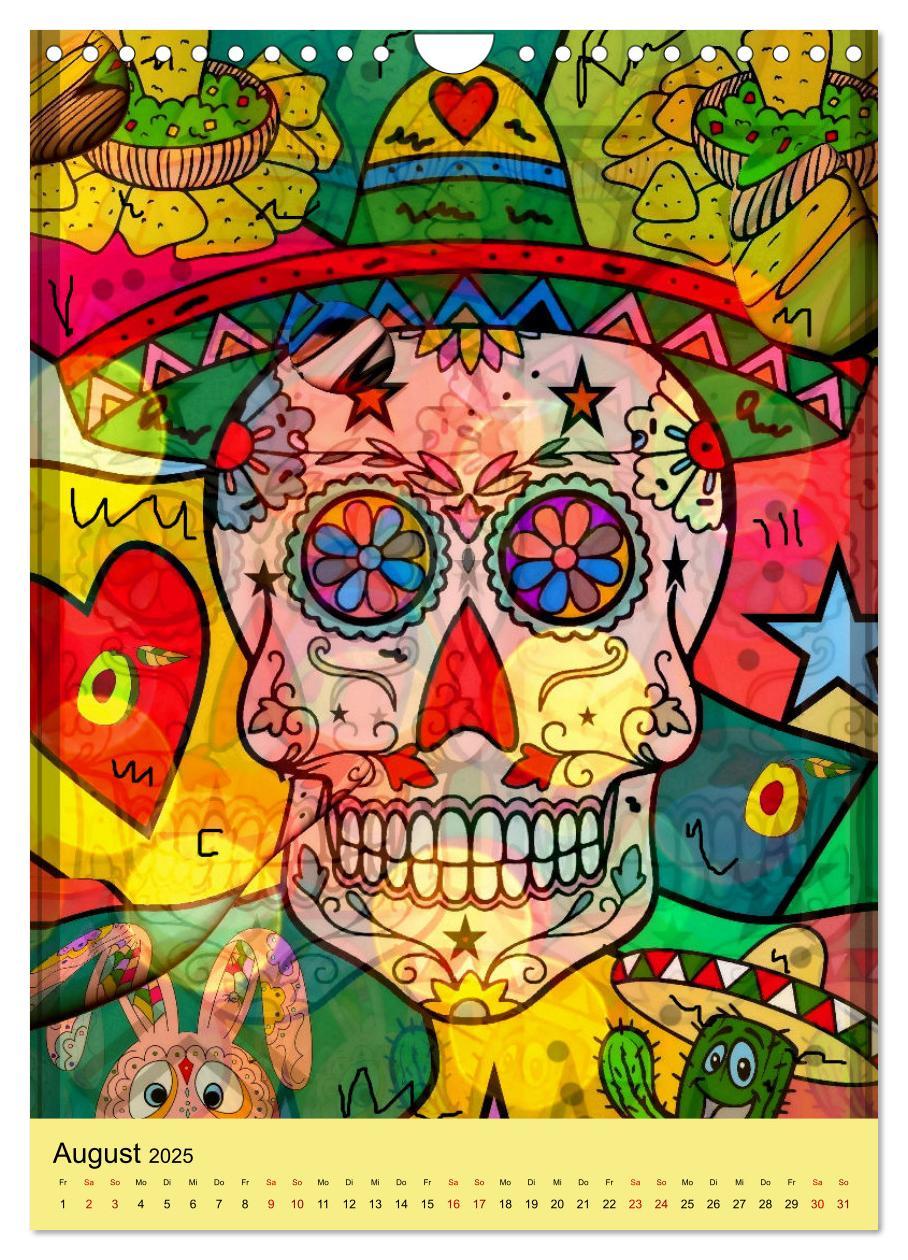 Bild: 9783435885725 | Nico Bielows Dia los Muertos (Wandkalender 2025 DIN A4 hoch),...