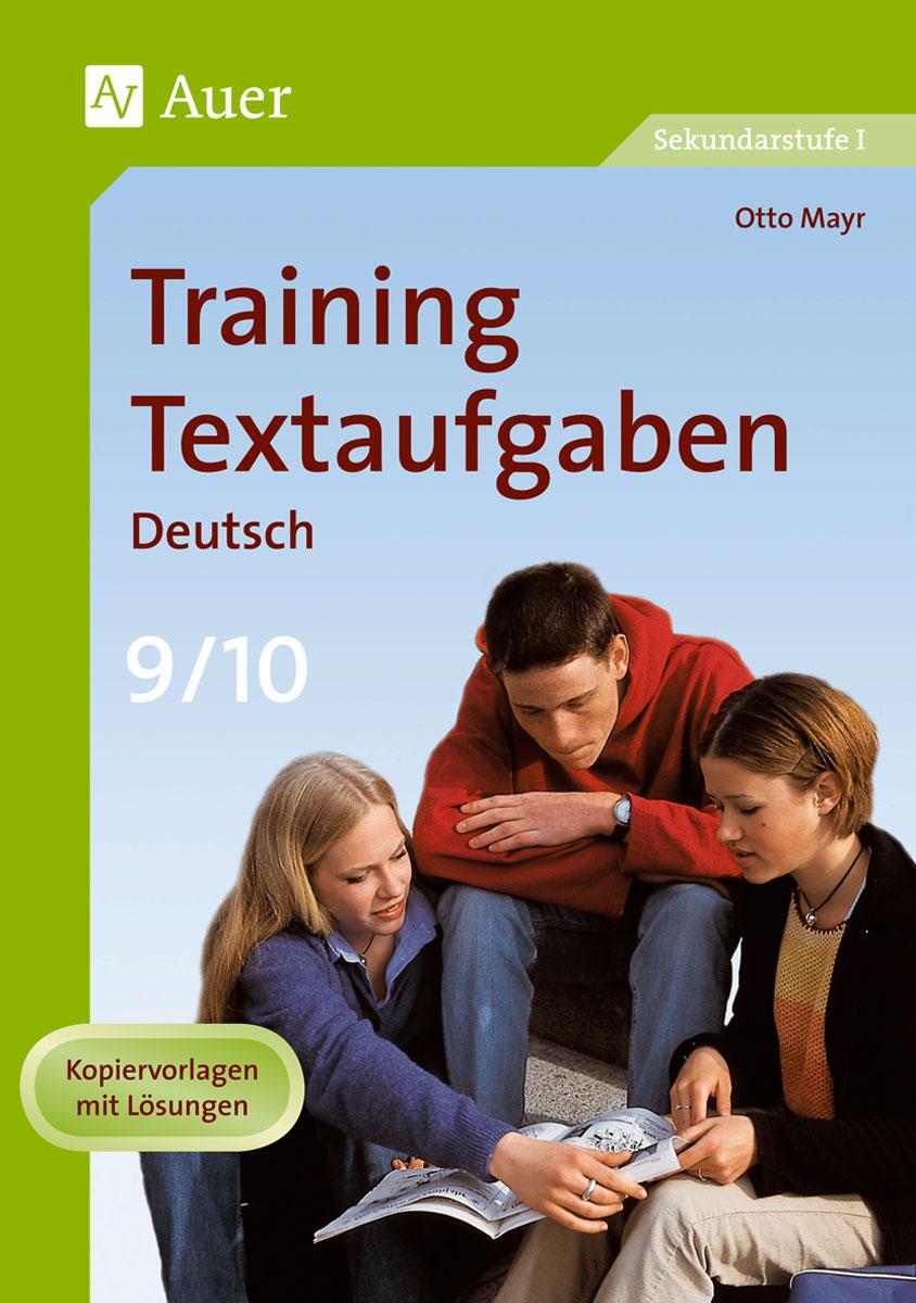Cover: 9783403061267 | Training Textaufgaben Deutsch 9./10. Klasse | Otto Mayr | Broschüre