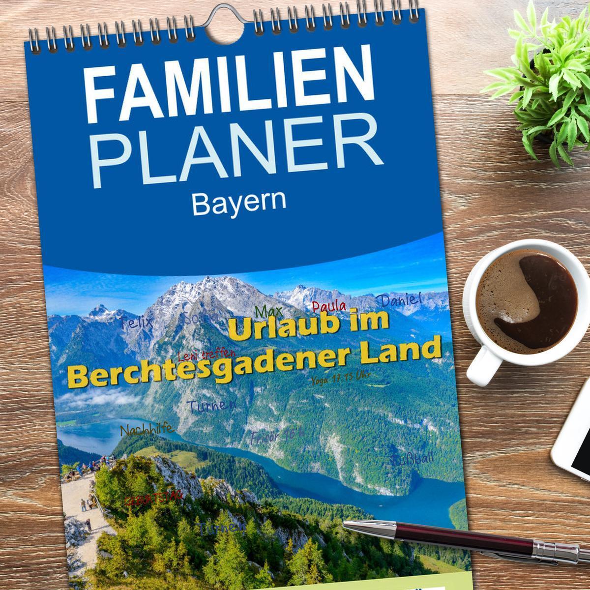 Bild: 9783457095997 | Familienplaner 2025 - Urlaub im Berchtesgadener Land mit 5 Spalten...