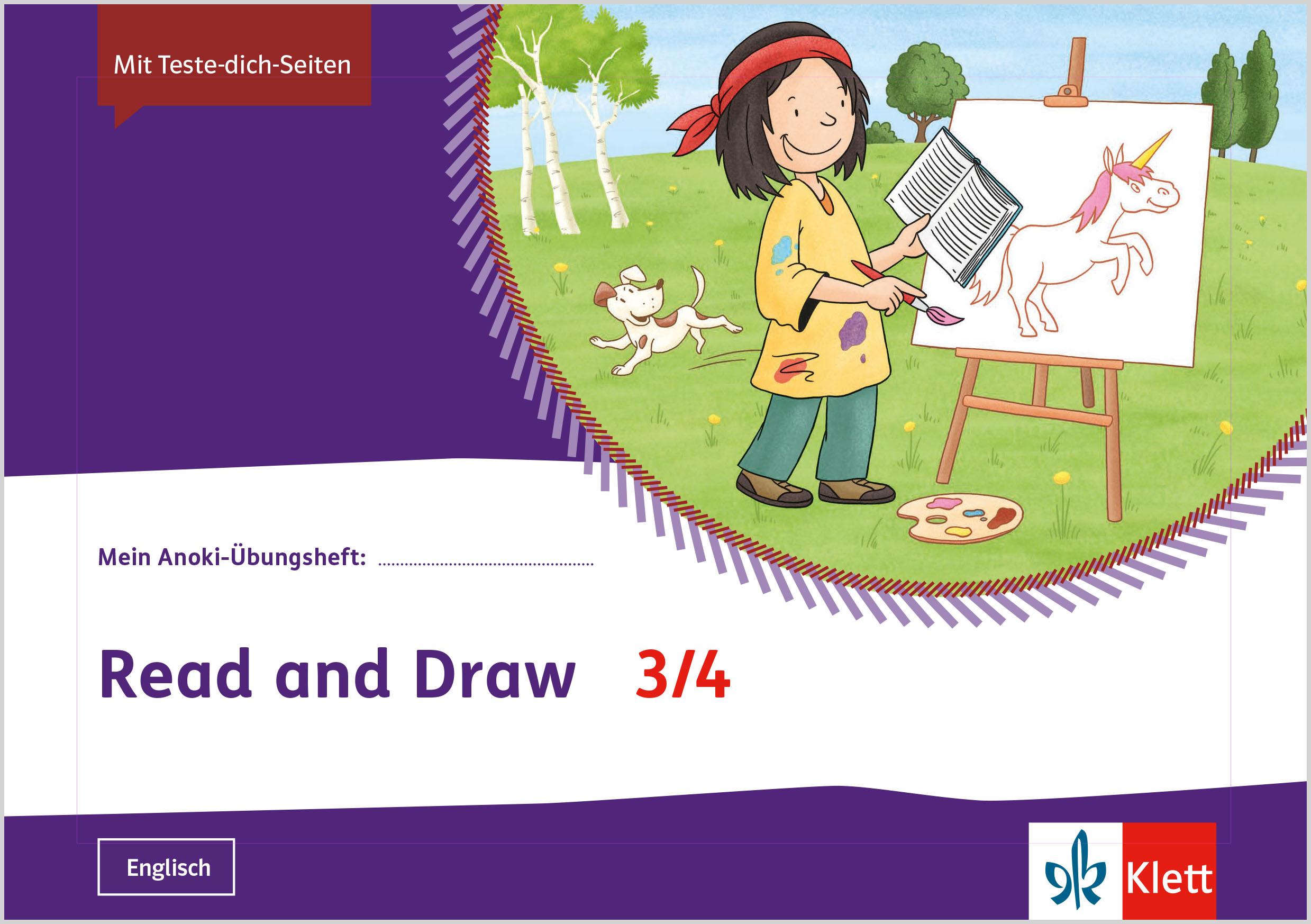 Cover: 9783121610549 | Mein Anoki-Übungsheft. Read and draw. Arbeitsheft Klasse 3/4 | 47 S.