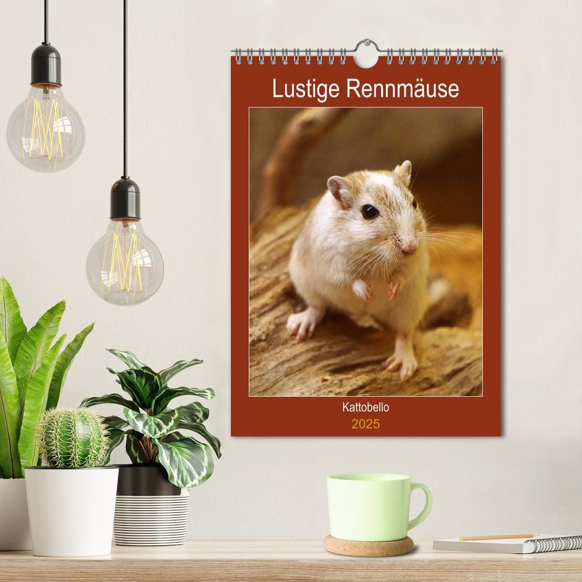 Bild: 9783435952243 | Lustige Rennmäuse (Wandkalender 2025 DIN A4 hoch), CALVENDO...