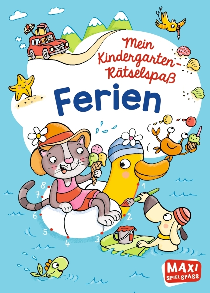 Cover: 9783770700110 | Mein Kindergarten-Rätselspaß. Ferien | Christine Thau | Taschenbuch