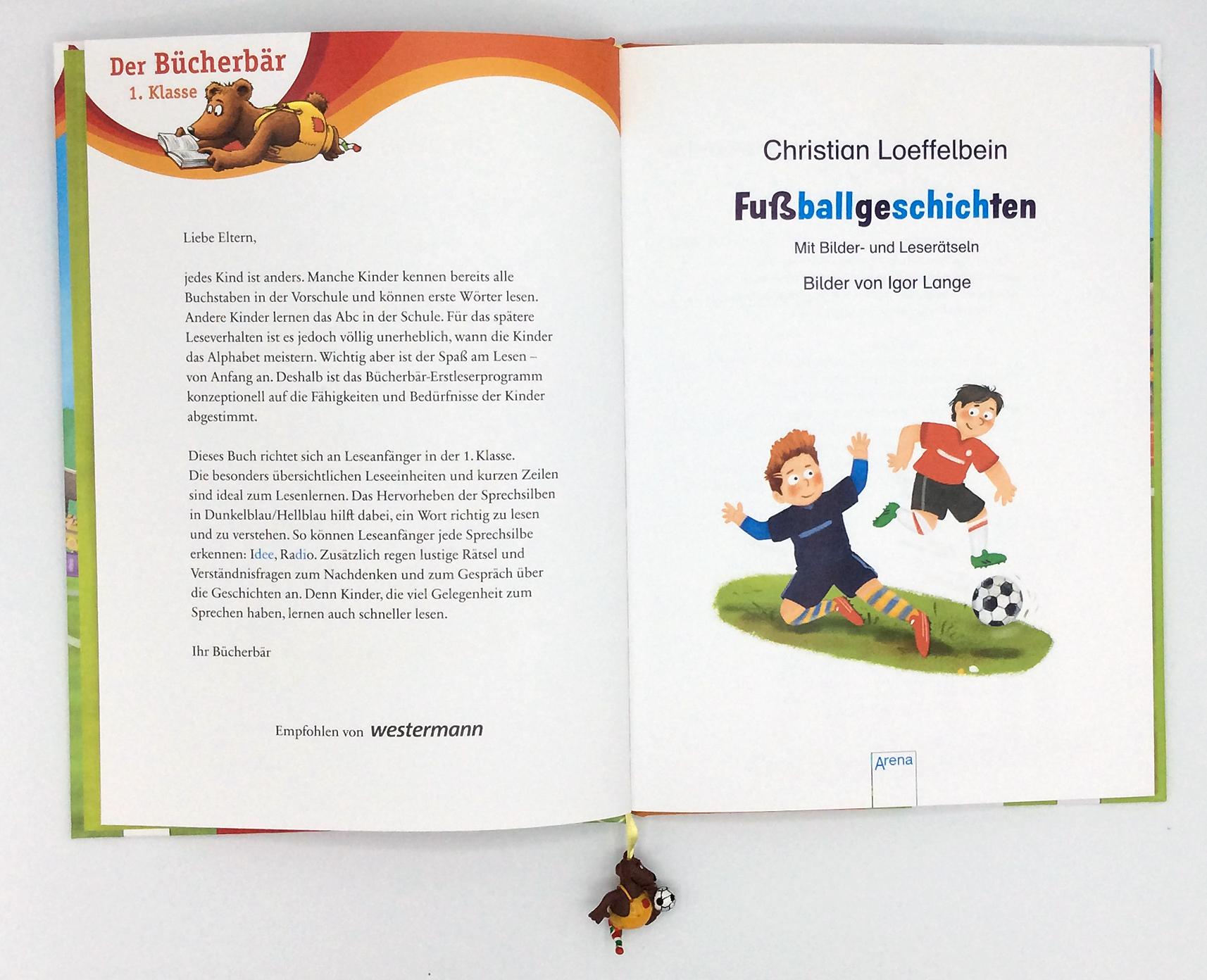 Bild: 9783401715353 | Fußballgeschichten | Der Bücherbär: 1. Klasse. Mit Silbentrennung