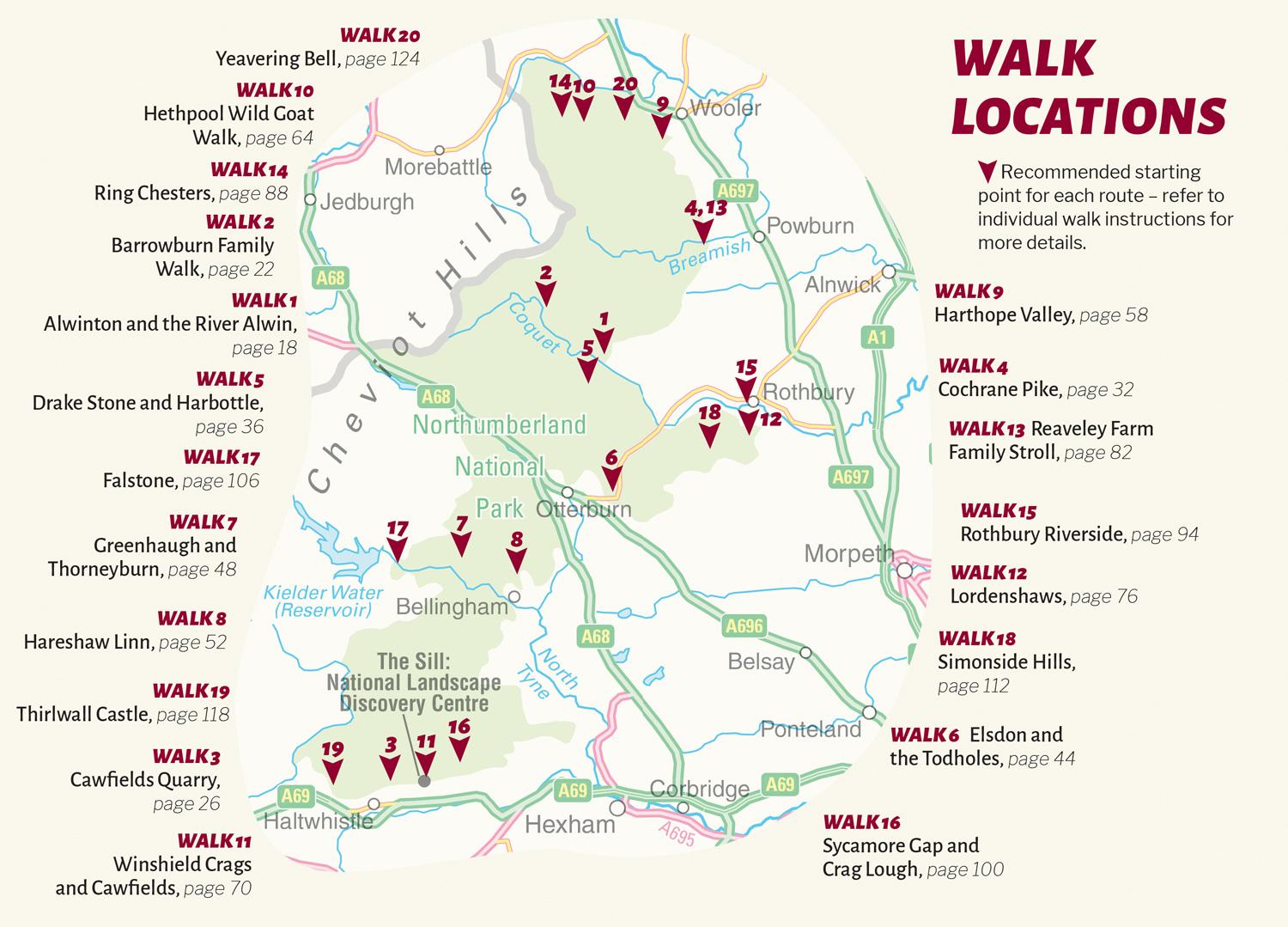 Bild: 9780008462710 | Northumberland Park Rangers Favourite Walks | National Parks Uk | Buch