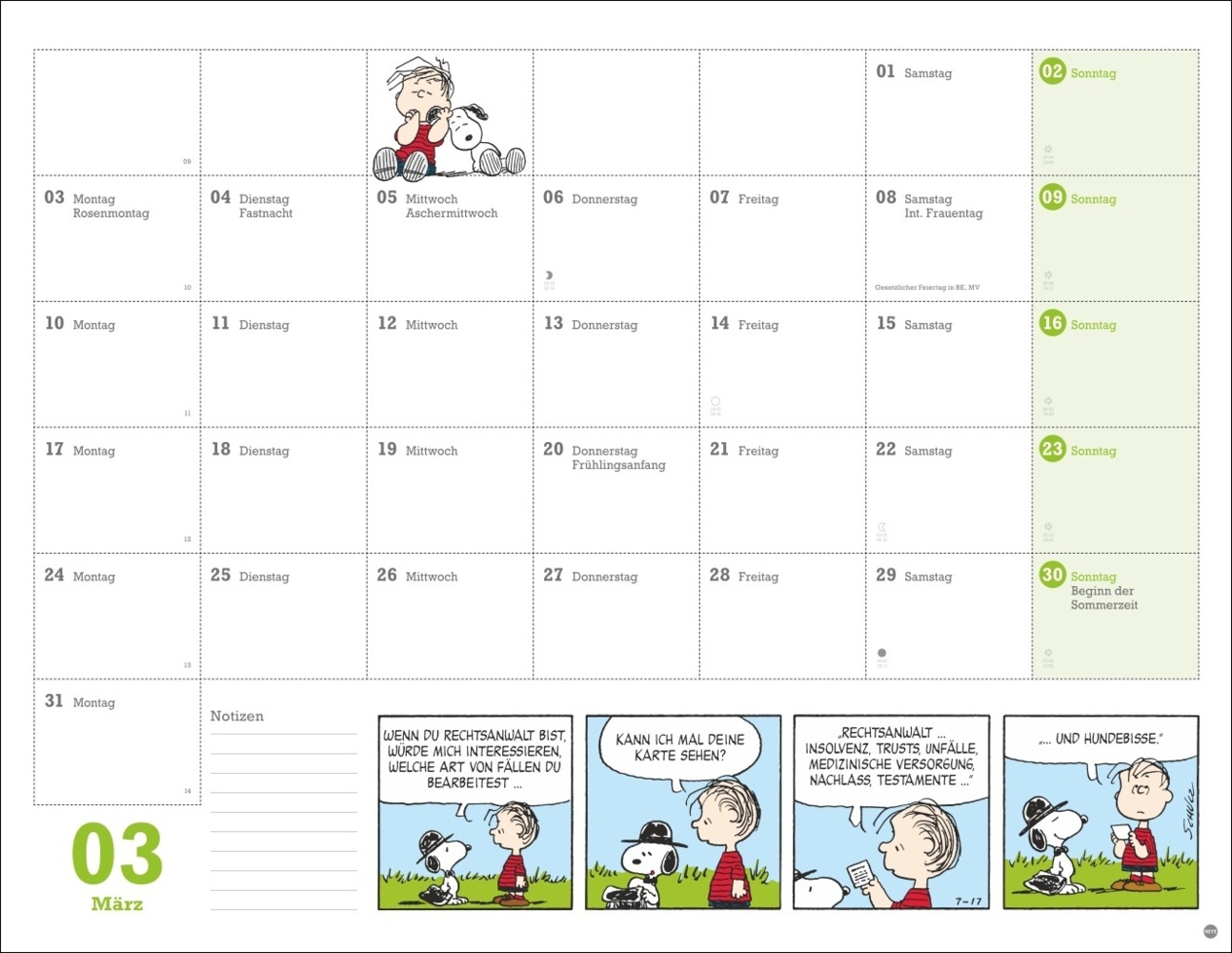 Bild: 9783756405244 | Peanuts Monatsplaner 2025 | Kalender | Spiralbindung | 15 S. | Deutsch