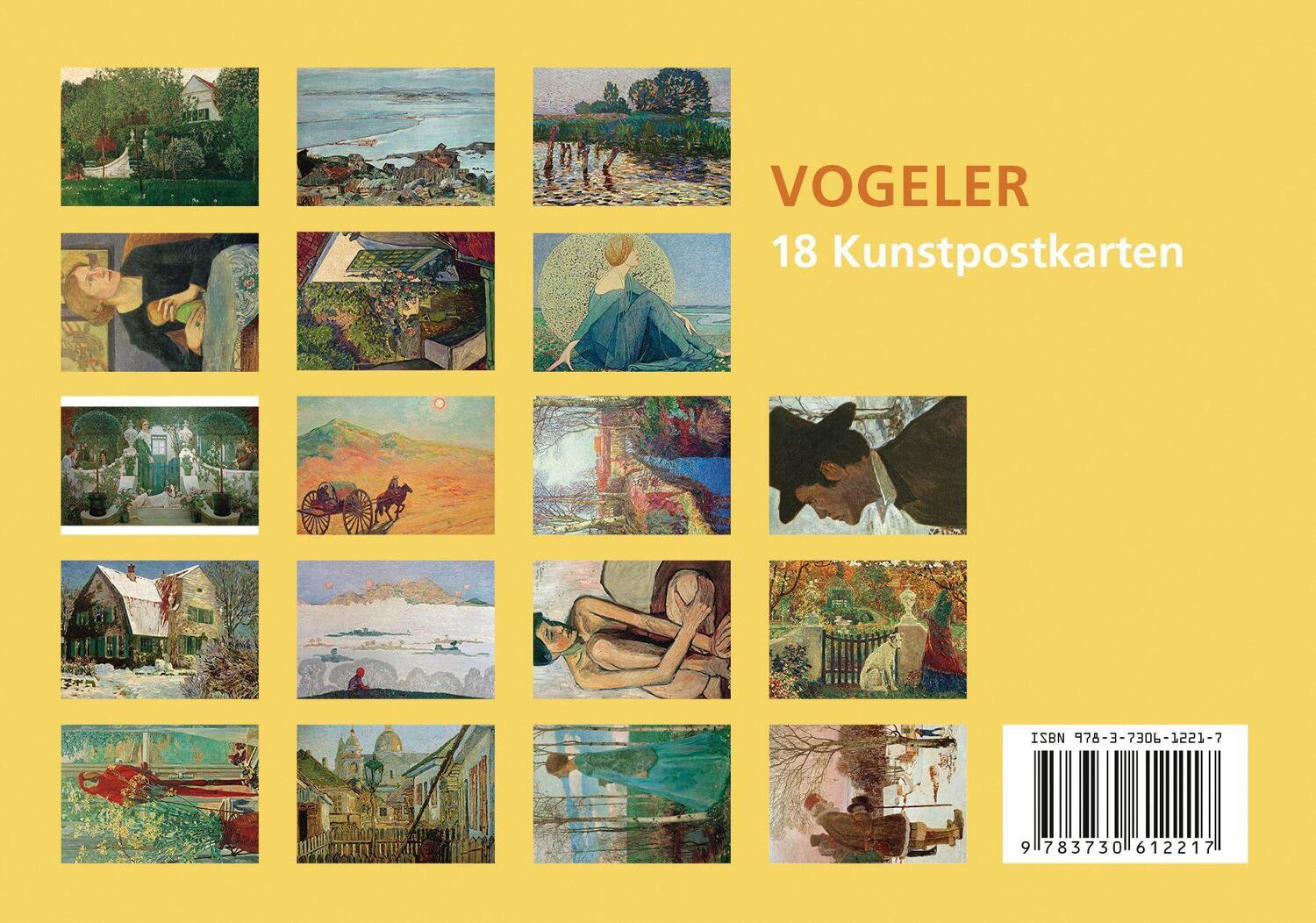Bild: 9783730612217 | Postkarten-Set Heinrich Vogeler | Stück | Anaconda Postkarten | 2023