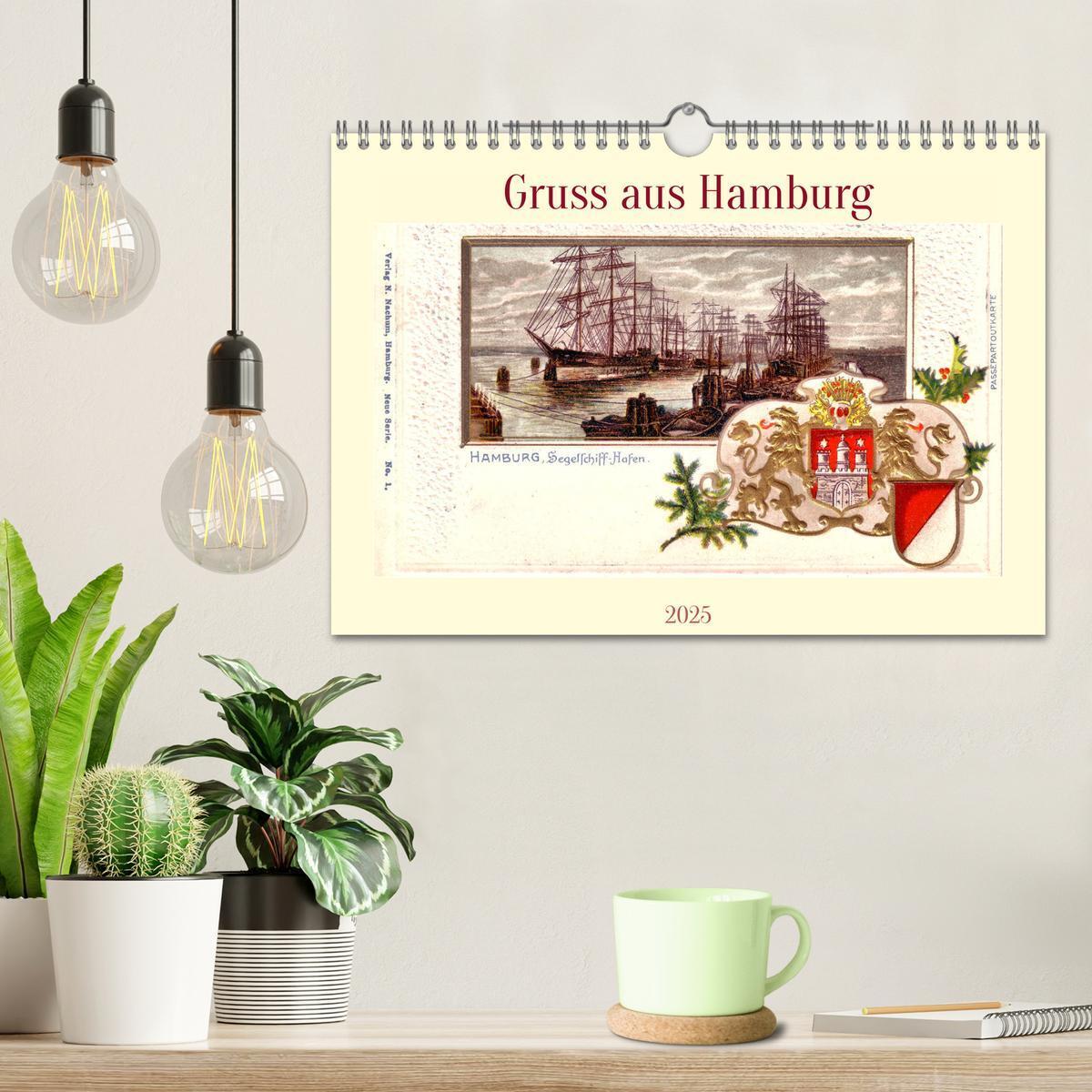 Bild: 9783383936180 | Gruss aus Hamburg (Wandkalender 2025 DIN A4 quer), CALVENDO...