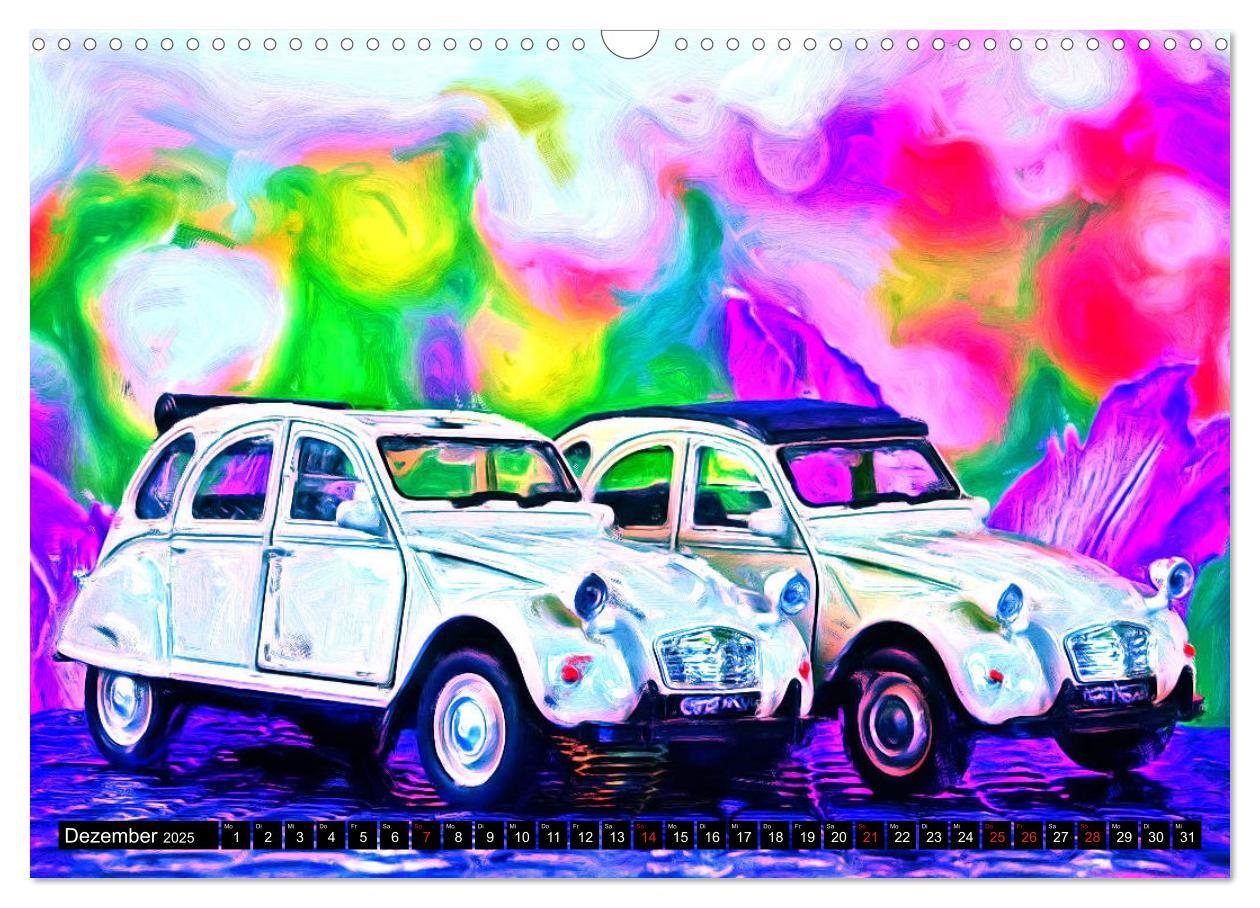 Bild: 9783435281350 | 70 Jahre 2CV (Wandkalender 2025 DIN A3 quer), CALVENDO Monatskalender