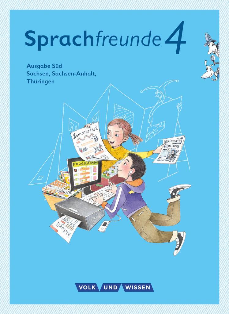Cover: 9783060836598 | Sprachfreunde 4. Schuljahr - Ausgabe Süd (Sachsen, Sachsen-Anhalt,...